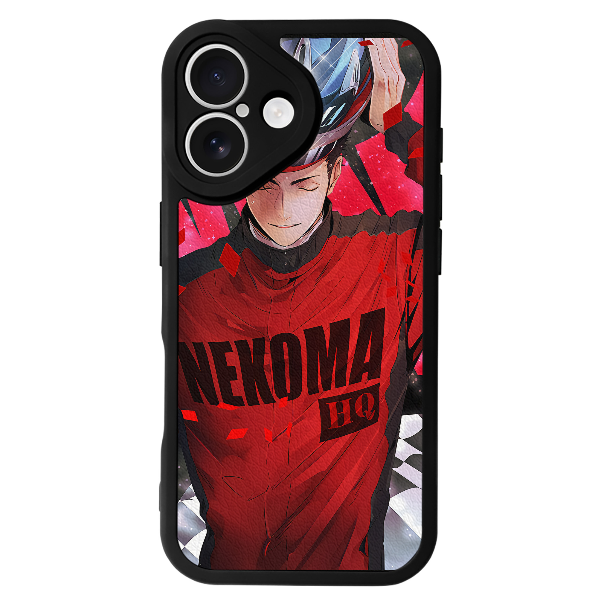 （画像用） ハイキュー!! Haikyu!! 【iPhone 16シリーズ対応】シリコンスマホケース（レザー調） 材質：シリコン